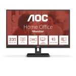 Monitor AOC 24E3UM de 24 pulgadas con resolución 1920 x 1080 píxeles en Full HD y color negro