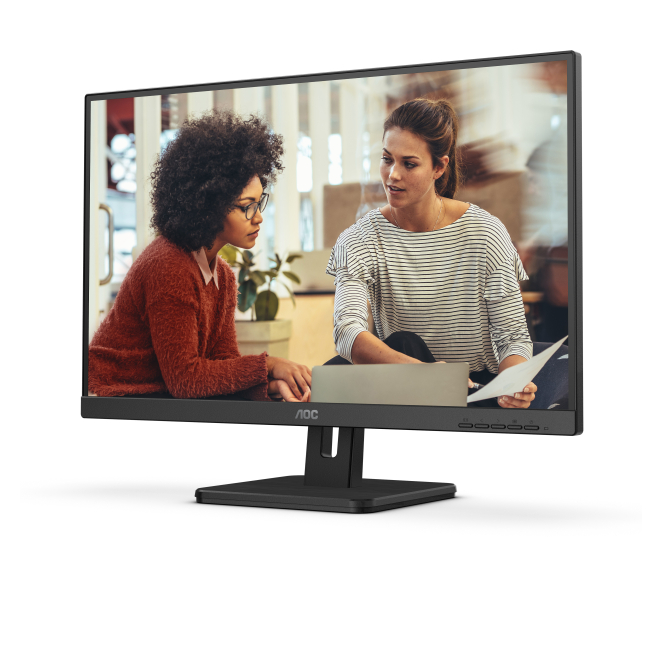 AOC 24E3UM pantalla para PC 61 cm (24″) 1920 x 1080 Pixeles Full HD Negro 2 Monitor AOC 24E3UM vista lateral