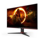 AOC G2 monitor LED de 24 pulgadas, resolución 1920 x 1080 Pixeles, Full HD en colores negro y rojo, SKU 24G2ZE/BK