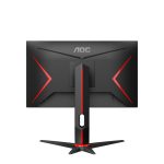 Monitor LED AOC G2 24G2ZU/BK de 23.8 pulgadas con resolución 1920 x 1080 Pixeles, Full HD en color negro y rojo. SKU: 24G2ZU/BK