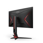 Monitor LED AOC G2 24G2ZU/BK de 23.8 pulgadas con resolución 1920 x 1080 Pixeles, Full HD en color negro y rojo. SKU: 24G2ZU/BK