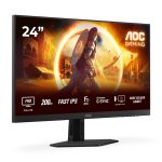 Monitor AOC G4 24G4HRE de 23.8 pulgadas con resolución 1920 x 1080 Pixeles Full HD, color negro y rojo
