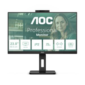 AOC 24P3QW pantalla para PC de 60,5 cm (23.8 pulgadas) con resolución 1920 x 1080 Pixeles Full HD en color negro, modelo 24P3QW