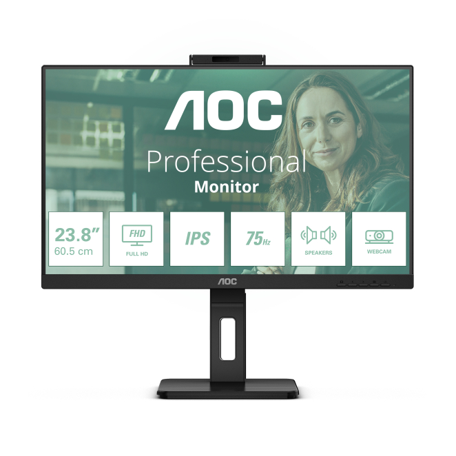 AOC 24P3QW pantalla para PC 60,5 cm (23.8″) 1920 x 1080 Pixeles Full HD Negro 1 Monitor AOC 24P3QW Pantalla para PC 60,5 cm