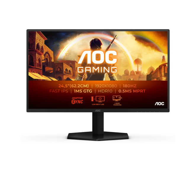 AOC G4 Monitor para PC de 24.5 pulgadas Full HD LED en Negro y Rojo AOC G4 25G42E pantalla para PC de 62,2 cm (24.5 pulgadas) 1920 x 1080 Pixeles Full HD LED en color Negro y Rojo