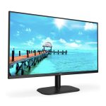 Imagen del monitor AOC 27B2DM de 27 pulgadas, resolución 1920 x 1080 Pixeles Full HD en color negro. SKU: 27B2DM