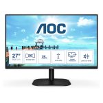 AOC B2 27B2H/EU LED display de 68,6 cm (27 pulgadas) con resolución 1920 x 1080 píxeles, Full HD Negro