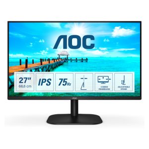 AOC B2 27B2H pantalla para PC 68,6 cm (27 pulgadas) 1920 x 1080 Pixeles Full HD LED Negro, ideal para monitores de alta calidad