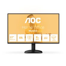 Monitor AOC B3 27B31H LED de 27 pulgadas con resolución 1920 x 1080 píxeles en color negro. SKU: 27B31H