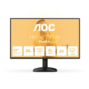 Monitor AOC B3 27B31H LED de 27 pulgadas con resolución 1920 x 1080 píxeles en color negro. SKU: 27B31H