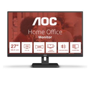 Monitor AOC 27E3UM de 27 pulgadas con resolución Full HD de 1920 x 1080 píxeles, color negro