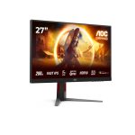 Monitor AOC G4 de 27 pulgadas con resolución 1920 x 1080 píxeles, tecnología LED, color negro y rojo. SKU: 27G4HA