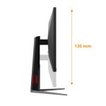 Monitor AOC G4 de 27 pulgadas con resolución 1920 x 1080 píxeles, tecnología LED, color negro y rojo. SKU: 27G4HA