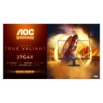 Pantalla AOC G4 de 27 pulgadas con resolución 1920 x 1080 Pixeles, tecnología Full HD LED en color Negro, modelo 27G4X