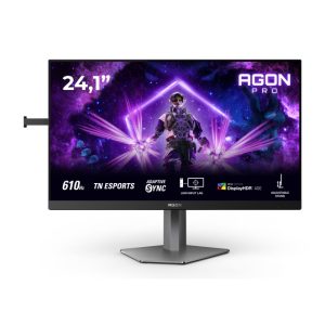 Monitor AOC G2 AG246FK6 para PC, 61.2 cm, 1920 x 1080 píxeles, Full HD, LED, color negro y gris, SKU AG246FK6