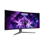 Imagen del monitor AOC AGON PRO AG346UCD, pantalla para PC de 86,4 cm (34 pulgadas) con resolución 3440 x 1440 Pixeles Wide Quad HD, tecnología QD-OLED, colores Negro y Gris, SKU AG346UCD