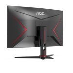 Monitor AOC G2 C24G2AE/BK de 23.6 pulgadas, resolución 1920 x 1080 Pixeles, Full HD, LED, en color negro y rojo, C24G2AE/BK