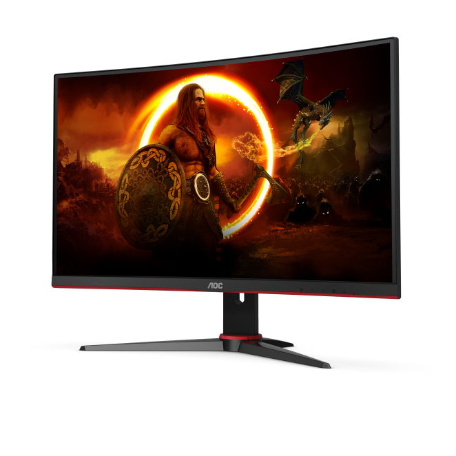 AOC G2 C24G2AE/BK pantalla para PC 59,9 cm (23.6″) 1920 x 1080 Pixeles Full HD LED Negro, Rojo 3 usuarios del monitor AOC G2 C24G2AE/BK