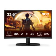 AOC G4 C24G42E monitor para PC de 23,6 pulgadas, resolución 1920 x 1080 Pixeles Full HD LED en colores negro y rojo, SKU C24G42E