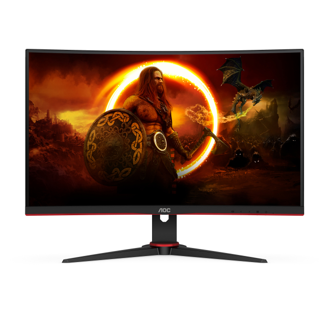 AOC G2 C27G2E/BK pantalla para PC 68,6 cm (27″) 1920 x 1080 Pixeles Full HD Negro, Rojo 2 Visualización de la pantalla curva AOC G2 C27G2E/BK con excelente calidad de imagen