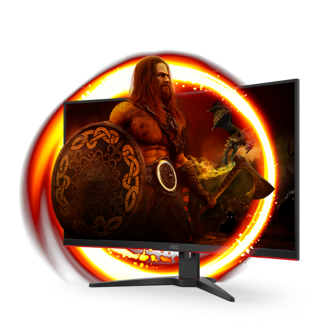 Aoc C32g2ze Bk AOC G2 C32G2ZE/BK pantalla para PC 80 cm (31.5") 1920 x 1080 Pixeles Full HD LED Negro, Rojo con modelo C32G2ZE/BK