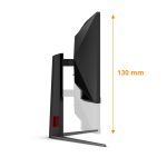 AOC G4 CU34G4 pantalla para PC de 34 pulgadas con resolución 3440 x 1440 pixeles, LED, colores negro y rojo