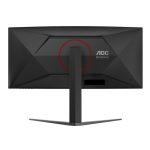 AOC G4 CU34G4 pantalla para PC de 34 pulgadas con resolución 3440 x 1440 pixeles, LED, colores negro y rojo