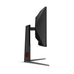 Imagen del monitor AOC G4 CU34G4Z de 34 pulgadas con resolución 3440 x 1440 pixeles y tecnología Wide Quad HD LED, SKU CU34G4Z, en colores negro y rojo