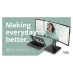 AOC CU34P3CV, pantalla para PC de 86,4 cm (34") con resolución 3440 x 1440 Pixeles UltraWide Quad HD. Categoría: Monitores/Uhltrawide
