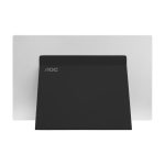 Monitor AOC 01 Series I1601P con pantalla de 15.6 pulgadas, resolución Full HD 1920 x 1080 pixeles, tecnología LED, en colores plata y negro. SKU: I1601P.