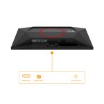 Monitor AOC G4 Q24G4RE de 23.8 pulgadas, resolución 2560 x 1440 píxeles, Quad HD, LED, colores negro y rojo. SKU: Q24G4RE