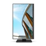 Monitor AOC P2 Q24P2Q con pantalla LED de 23.8 pulgadas y resolución 2560 x 1440 Pixeles Quad HD en color negro, modelo Q24P2Q