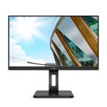 Monitor AOC P2 Q24P2Q con pantalla LED de 23.8 pulgadas y resolución 2560 x 1440 Pixeles Quad HD en color negro, modelo Q24P2Q