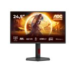 AOC G4 Q25G4SR pantalla para PC de 24.5 pulgadas con resolución 2560 x 1440 pixeles, tecnología Quad HD LED en colores Negro y Rojo, SKU Q25G4SR