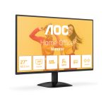 AOC B3 Q27B35S3 pantalla para PC de 27 pulgadas con resolución 2560 x 1440 Pixeles Quad HD LED en color negro, SKU Q27B35S3