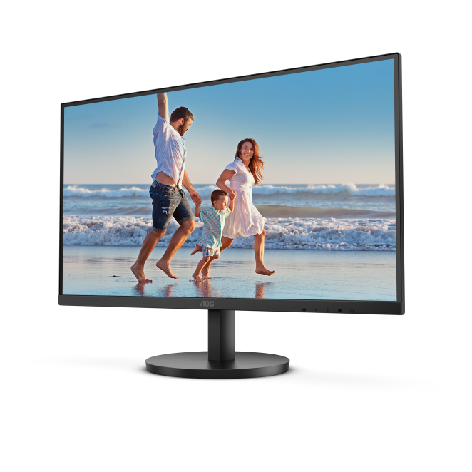 AOC Q27B3MA LED display 68,6 cm (27″) 2560 x 1440 Pixeles Quad HD Negro 2 AOC Q27B3MA vista frontal y lateral
