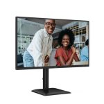 Monitor AOC E4 Q27E4U para PC, 68,6 cm (27 pulgadas) con resolución 2560 x 1440 Pixeles, Quad HD y pantalla LED en color negro. SKU: Q27E4U