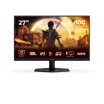 AOC G4 Q27G42XE pantalla para PC de 27 pulgadas, resolución 2560 x 1440, color negro y rojo