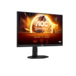 Monitor AOC G4 Q27G4XN para PC de 27 pulgadas, resolución 2560 x 1440 píxeles Quad HD, en color negro y gris. SKU: Q27G4XN