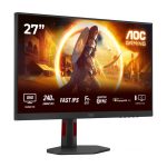 AOC G4 Q27G4ZR pantalla para PC de 27 pulgadas, resolución 2560 x 1440 Pixeles, Quad HD, LED, colores Negro y Rojo, SKU Q27G4ZR