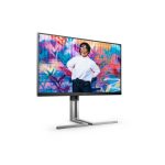 Monitor AOC Q27U3CV, pantalla de 27 pulgadas con resolución de 2560 x 1440 píxeles, 4K Ultra HD, color negro, SKU Q27U3CV