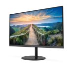 AOC V4 Q27V4EA LED display 68,6 cm (27") con resolución 2560 x 1440 Pixeles, 2K Ultra HD en color negro, perfecto para gaming y trabajo.