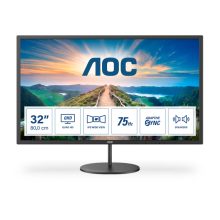 AOC V4 Q32V4 pantalla para PC de 31.5 pulgadas con resolución 2560 x 1440 Pixeles 2K Ultra HD LED en color negro, modelo Q32V4