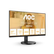AOC B3 U27B3CF pantalla de 27 pulgadas con resolución 3840 x 2160 pixeles 4K Ultra HD, color negro. SKU: U27B3CF