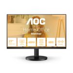 AOC B3 U27B3CF pantalla de 27 pulgadas con resolución 3840 x 2160 pixeles 4K Ultra HD, color negro. SKU: U27B3CF