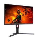 AOC G3 U27G3X/BK, pantalla para PC de 68,6 cm (27 pulgadas), resolución 3840 x 2160 pixeles, 4K Ultra HD, tecnología LED, colores Negro y Rojo, modelo U27G3X/BK