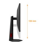 Monitor AOC G4 U27G4R de 27 pulgadas, resolución 3840 x 2160 píxeles, 4K Ultra HD, colores negro y rojo, SKU U27G4R.