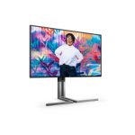 Monitor AOC U3 de 27 pulgadas con resolución 3840 x 2160 píxeles 4K Ultra HD, modelo U27U3CV, en color negro