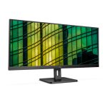 Monitor AOC U34E2M pantalla de 34 pulgadas con resolución 3440 x 1440 Pixeles Wide Quad HD en color negro. U34E2M