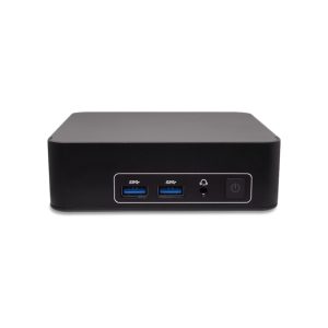 AOPEN DEN5128 Mini PC en color negro con 128 GB de almacenamiento y sistema de 2.0 canales - SKU 490.ON600.0020